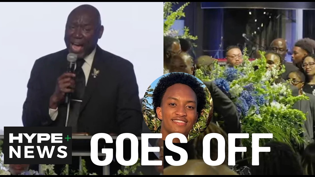 Ben Crump 'Goes Off' At 'Nolan Wells Funeral' And Abruptly Chants: 
