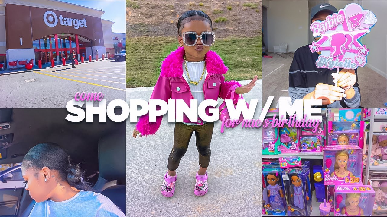 Come Shopping With Me For Nae’s 4th Birthday Party Gifts || NAEVEMBER VLOG 4 💖