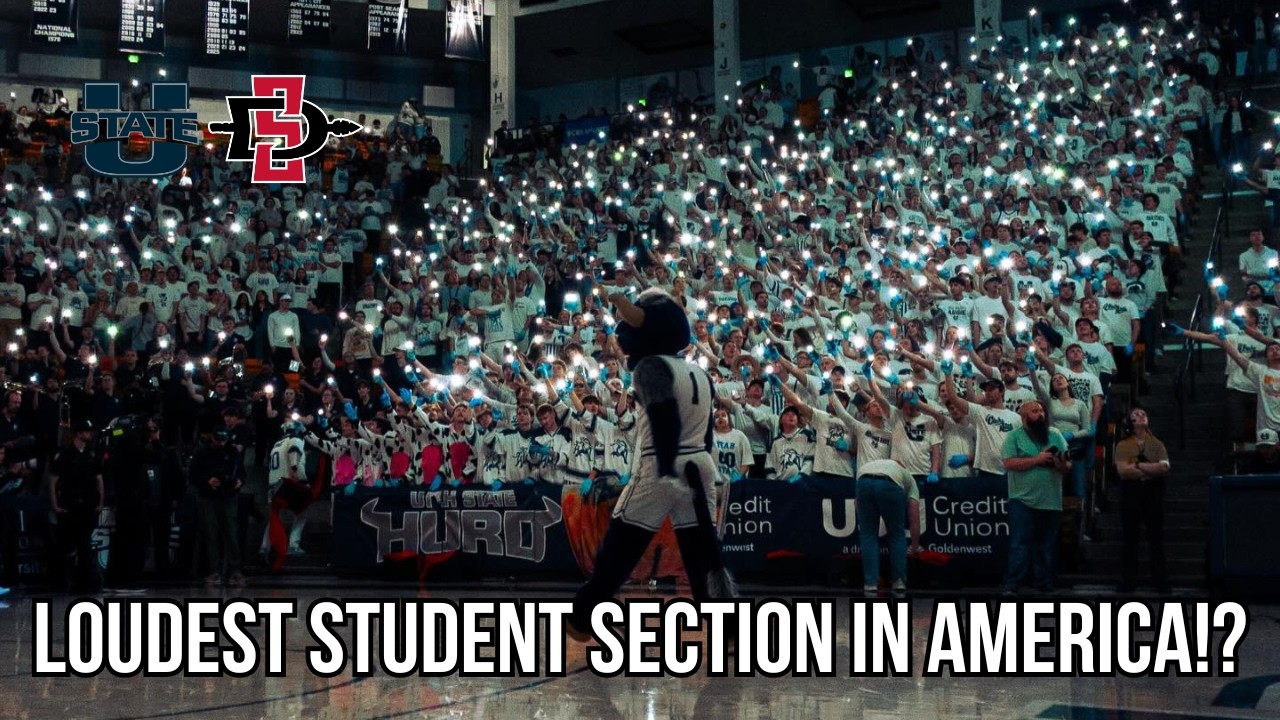 We Sat In The LOUDEST Student Section in America!!!