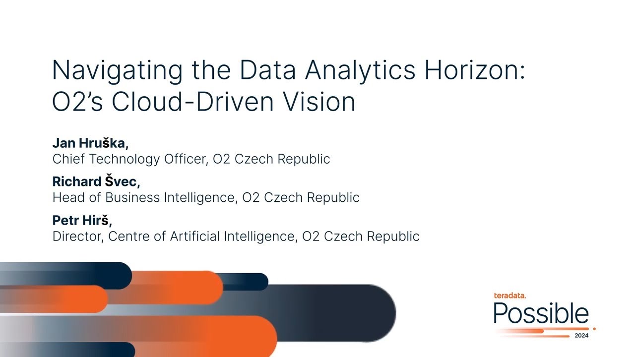 Possible 2024 LA Breakout Session: Navigating the Data Analytics Horizon: O2’s Cloud-Driven Vision