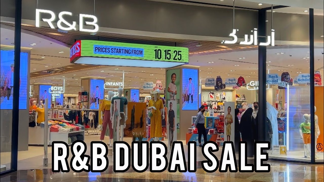 R&B DUBAI | Prices Starting From AED 10 15 25 | Cheapest Store To Shop Outfits | Full Tour Vlog |4K