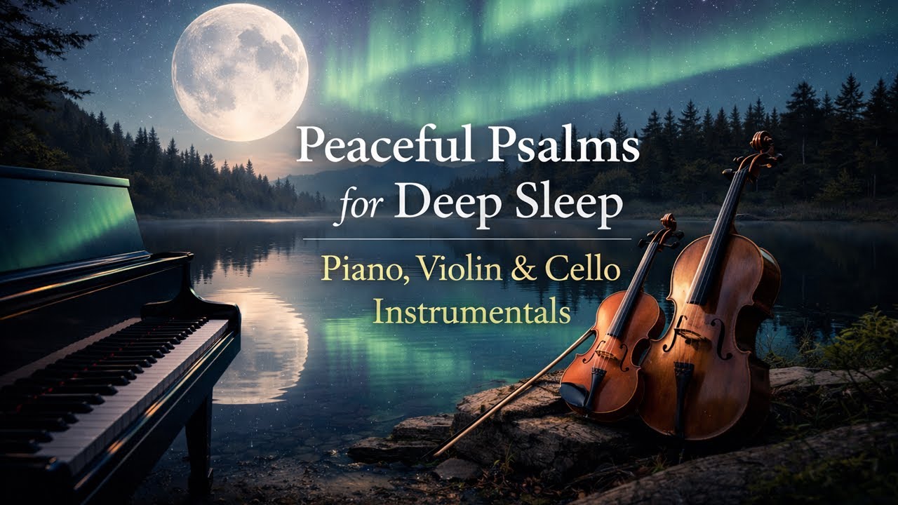 Peaceful Psalms for Deep Sleep | Piano, Violin & Cello Instrumental