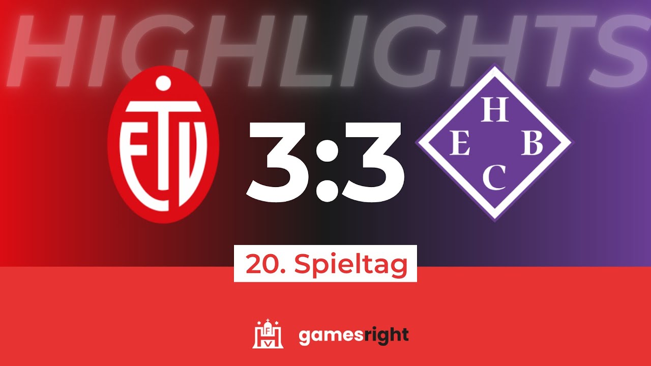Highlights 20. Spieltag Gamesright Oberliga Hamburg ETV - HEBC