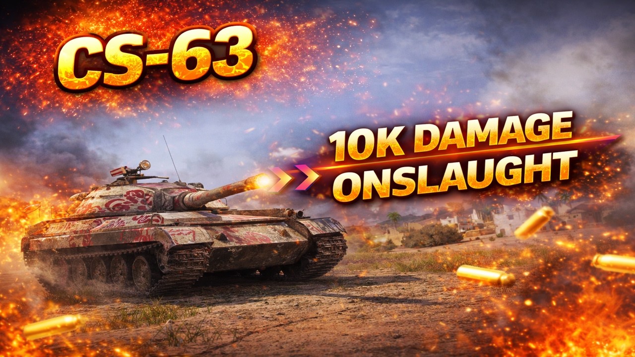 CS-63 10K DAMAGE 😤 AND STILL LOST | ONSLAUGHT | WoT 2.0