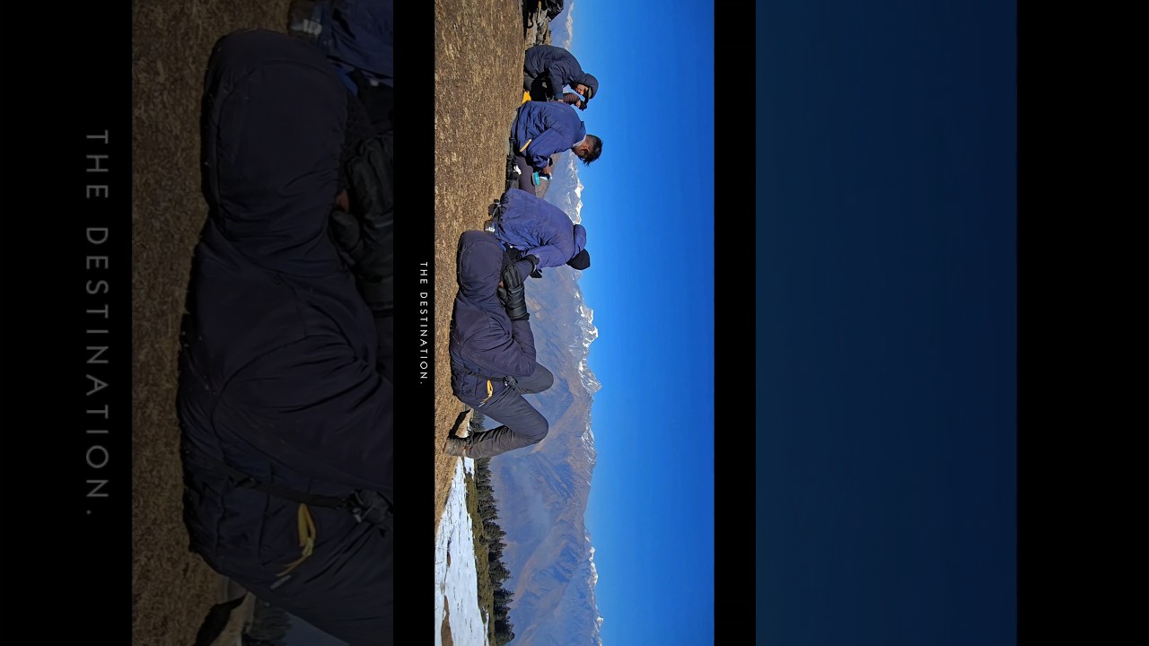 The Journey vs the Destination#kuaripasstrek#viralshort#trending#uttarakhandtrek#trekking#indiahikes