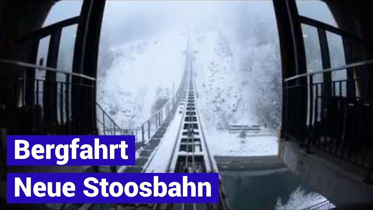 Standseilbahn 6430.02 neue Stoosbahn Bergfahrt Stoos - Funicular