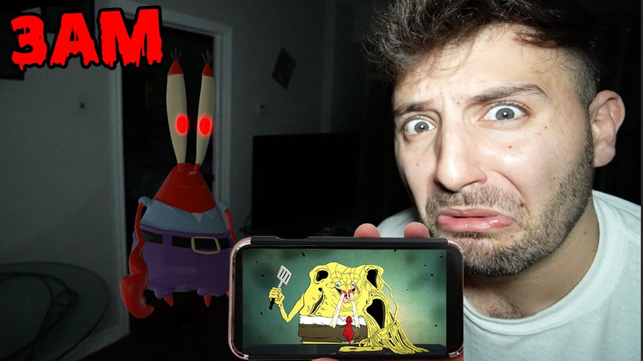 НЕ СМОТРИТЕ СТРАШНЫЕ ВИДЕО С СПОНЖБОБОМ.EXE В 3 ЧАСА НОЧИ, ИНАЧЕ МИСТЕР КРАБС.EXE ПРИДЁТ К ВАШЕМУ...
