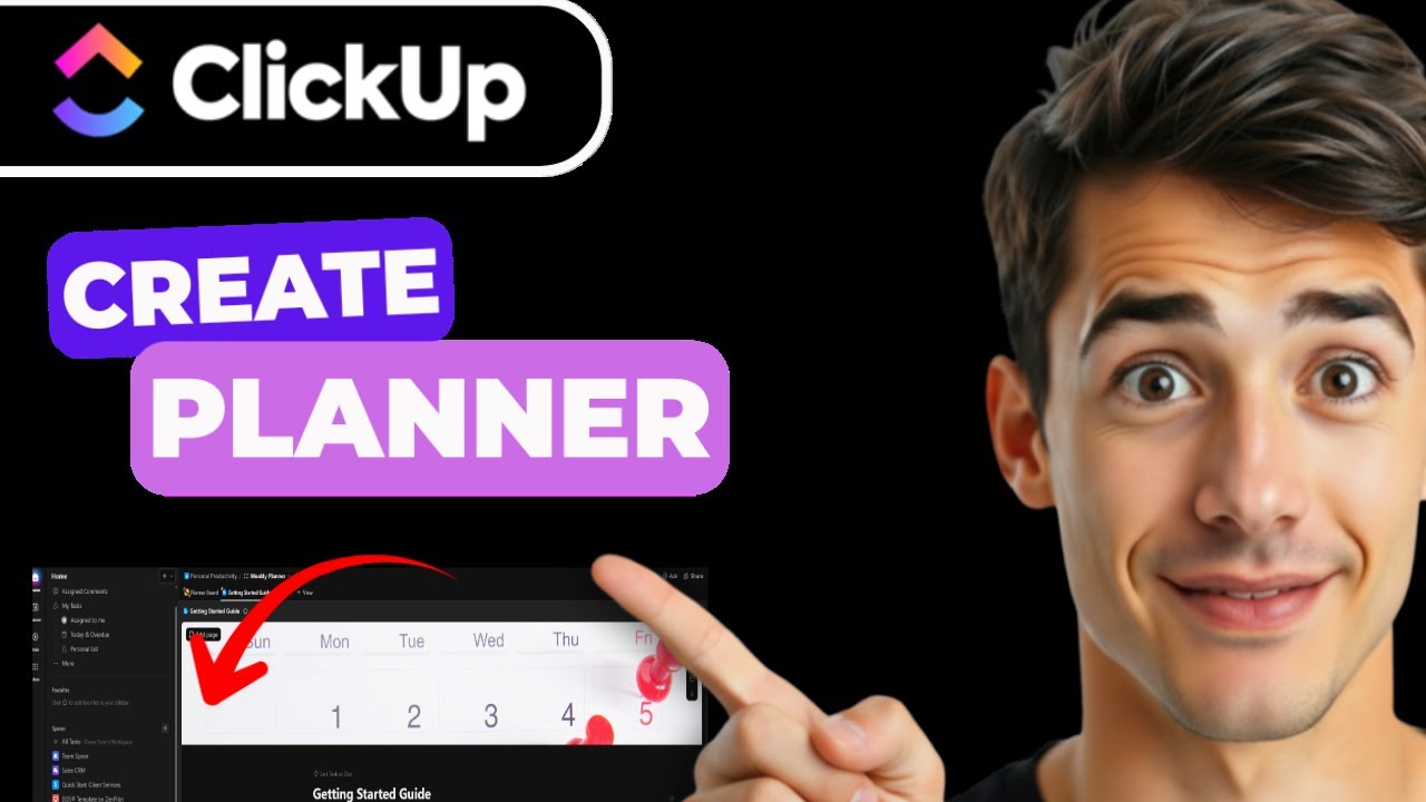Как создать ежедневный и еженедельный планировщик в Clickup (самый простой способ) (руководство н...