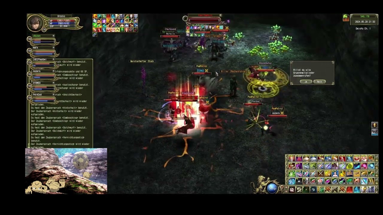 Last Chaos DejaVu Classic  Fight 4 giulds looks Funny. Cleric still OP