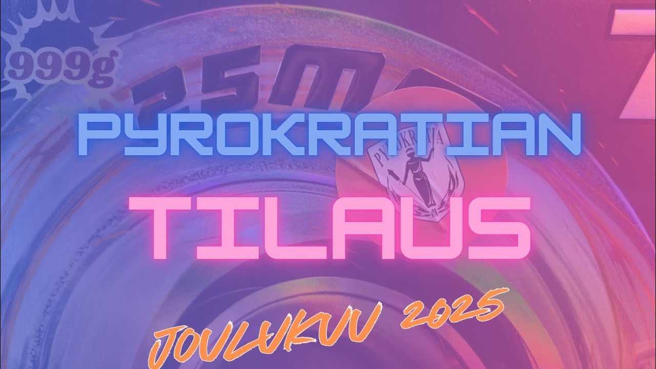 Pyrokratian tilaus joulukuussa Uusivuosi 2025 - 2026