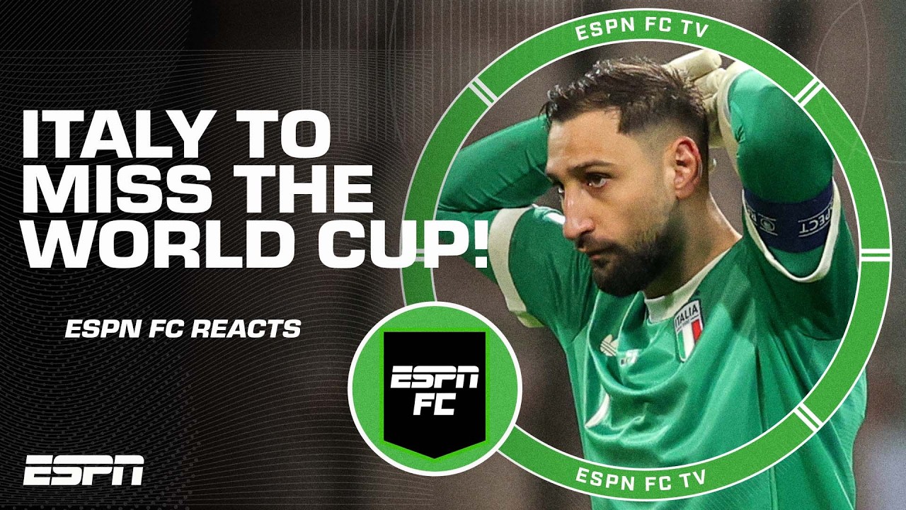 &lsquo;NO EXCUSES FOR ITALY!&rsquo; Gab Marcotti reacts to Italy missing ANOTHER World Cup 😬 | ESPN FC