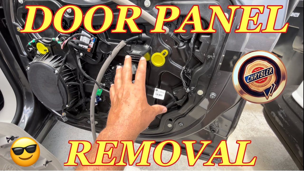 CHRYSLER PACIFICA DOOR PANEL REMOVAL - How to Remove a Door Panel on a Chrysler Pacifica