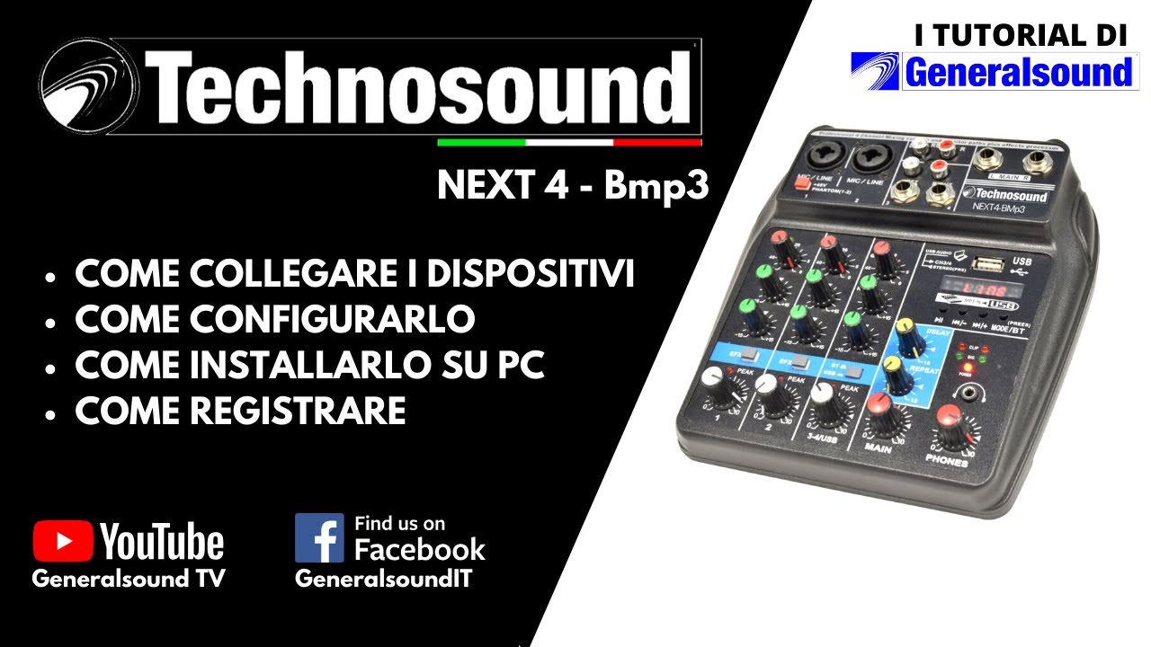 MIXER E INTERFACCIA USB - MA COME FUNZIONA? - Generalsound TV