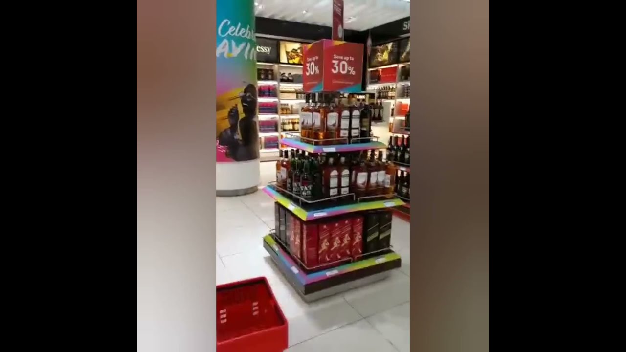 Inside Jomo Kenyatta International Airport-Duty Free Shopping| Nairobi| Kenya| Africa