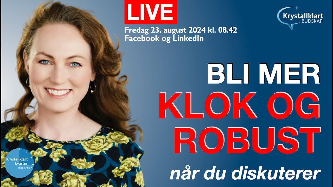 💎 Ep. 159  Fem tips til hvordan du kan bli mer klok og robust når du diskuterer
