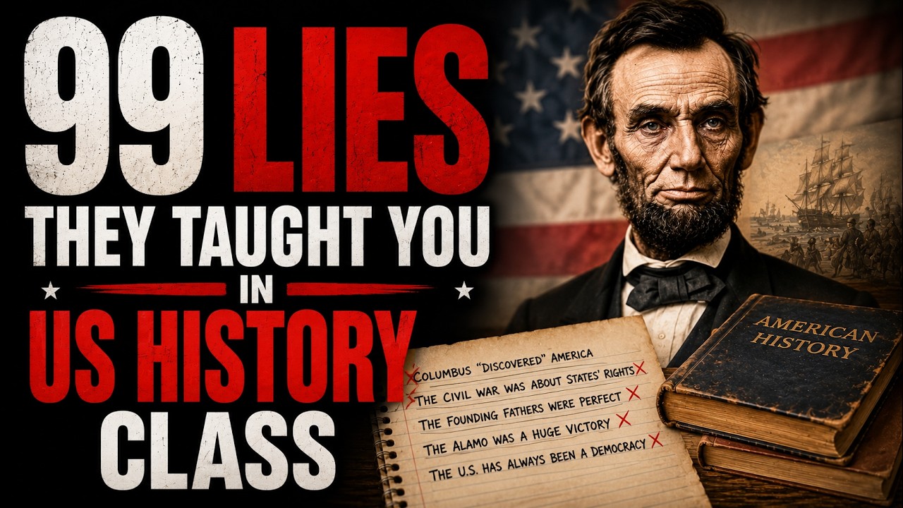 99 Lies They Taught You in US History Class | US History for Sleep