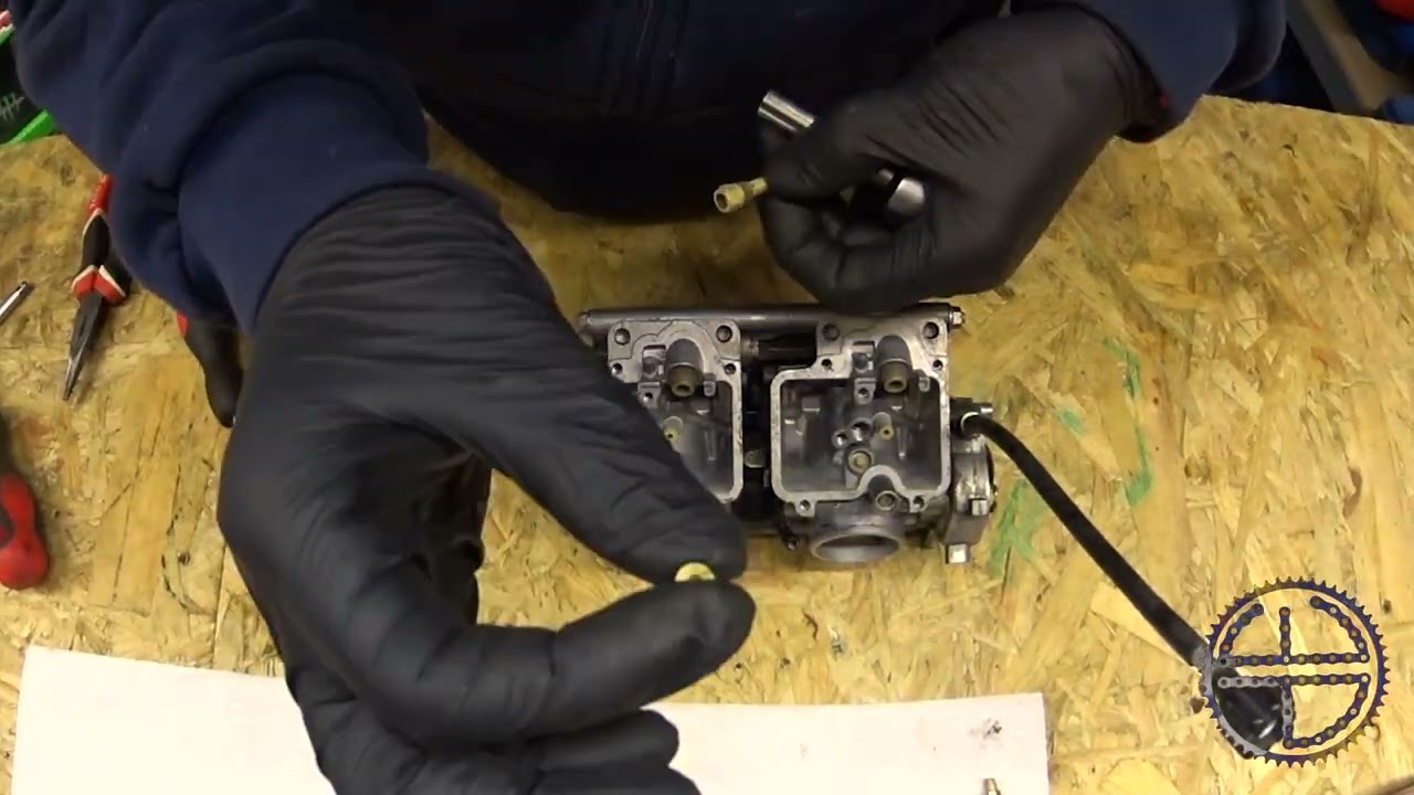 Kawasaki KFX 700 - carburetors service - part 1