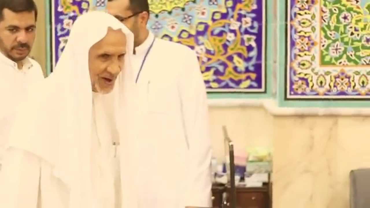 دخول سماحة الشيخ عبد الحميد المرهون