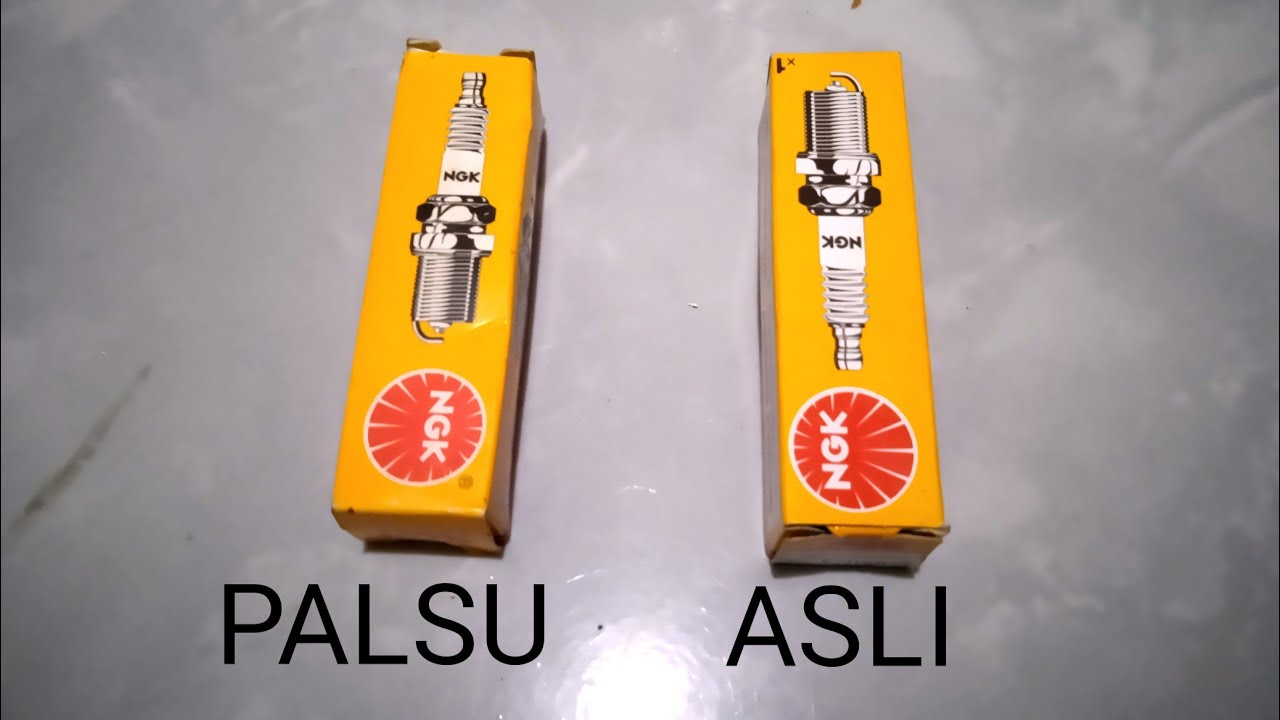 Perbedaan busi NGK ASLI dan PALSU
