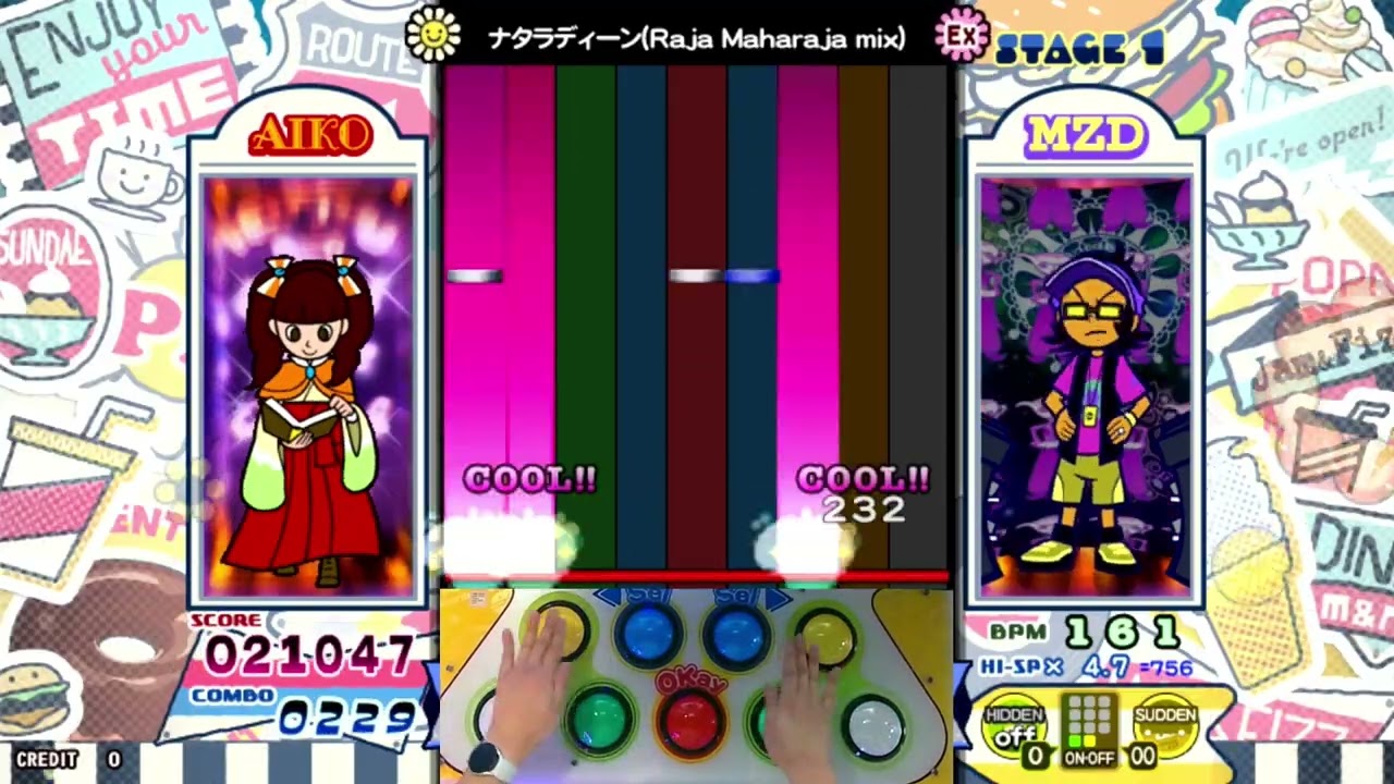 ナタラディーン(Raja Maharaja mix)[TABLAN BASS REMIX] (EX/Lv.44) [Pop'n Music]