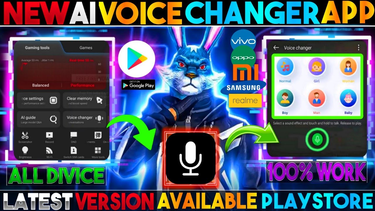 Ai New Voice Changer App In Playstore Se Raistar Voice Changer App Kaise Download kare Game turbo ai