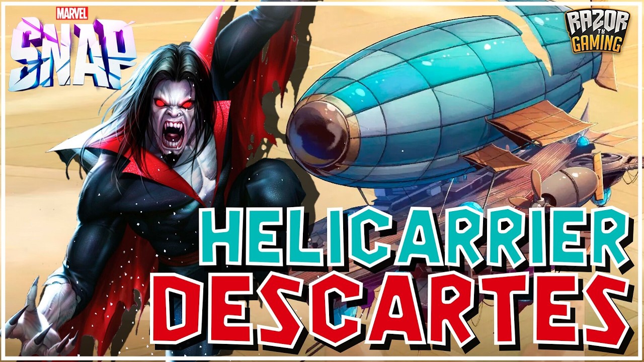 🧛 MORBIUS + HELICARRIER DESCARTES ✈️ MARVEL SNAP