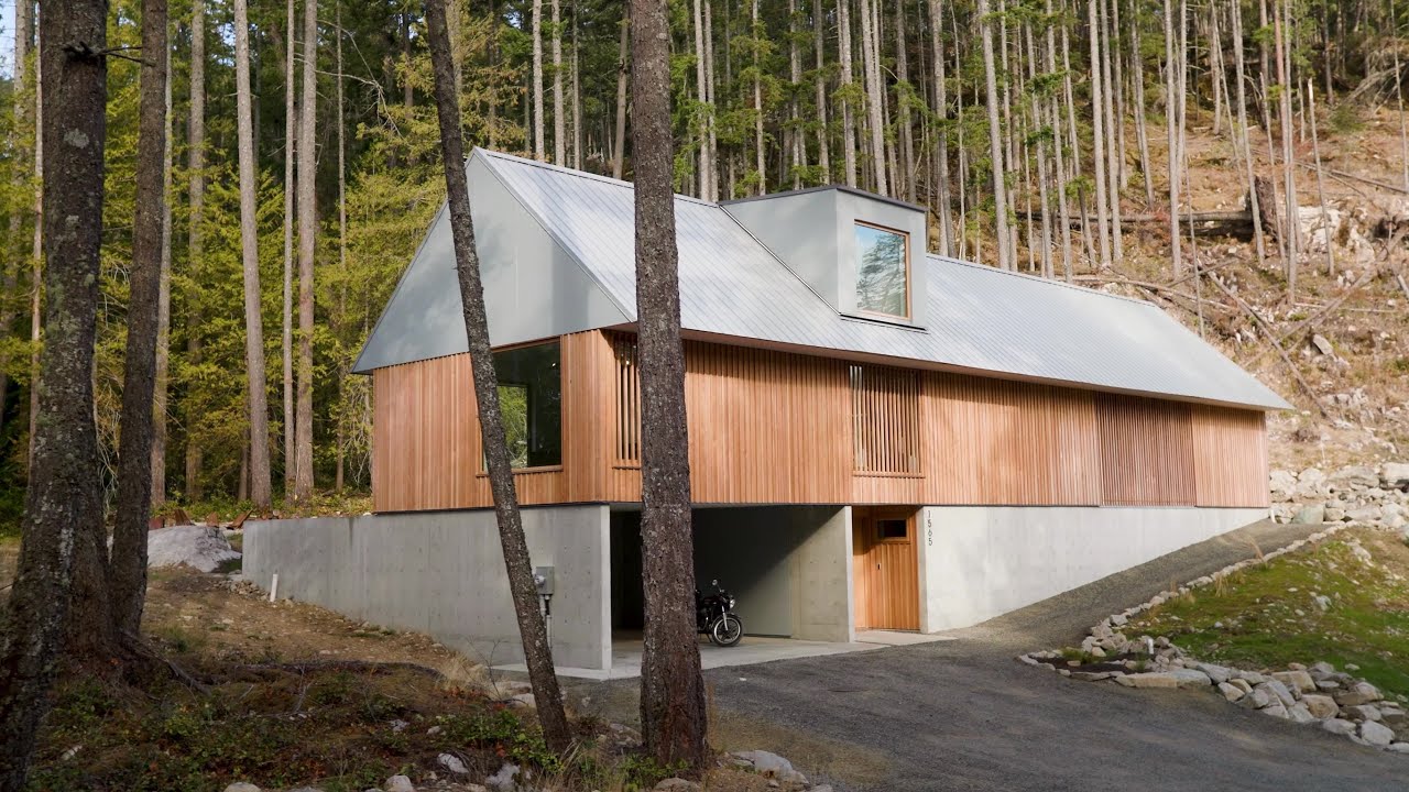 Inside a Nordic inspired modern gable home | Bowen Island | House Tour