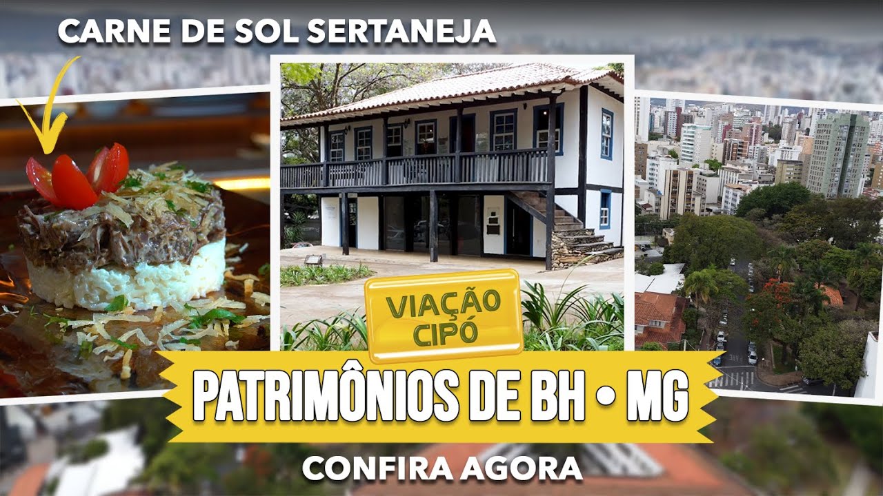 Os PATRIMÔNIOS HISTÓRICOS de Belo Horizonte! | A Viação Cipó te conta tudo!