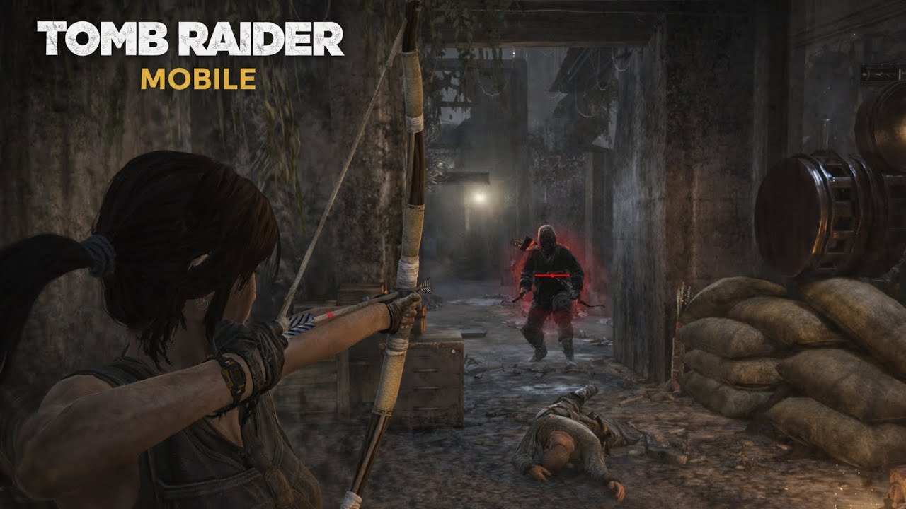 TOMB RAIDER MOBILE #6 - jogando com gamepad 