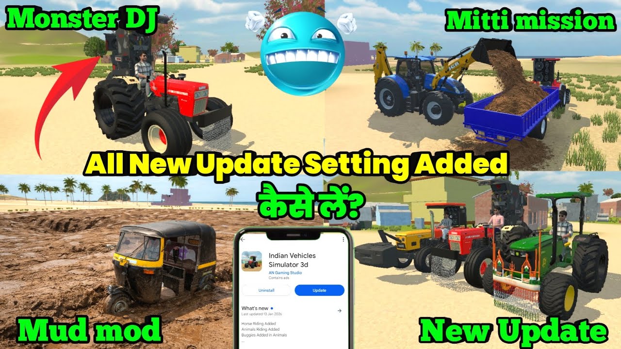 Indian Vehicles Simulator 3D: All New Settings - Update Showcase!