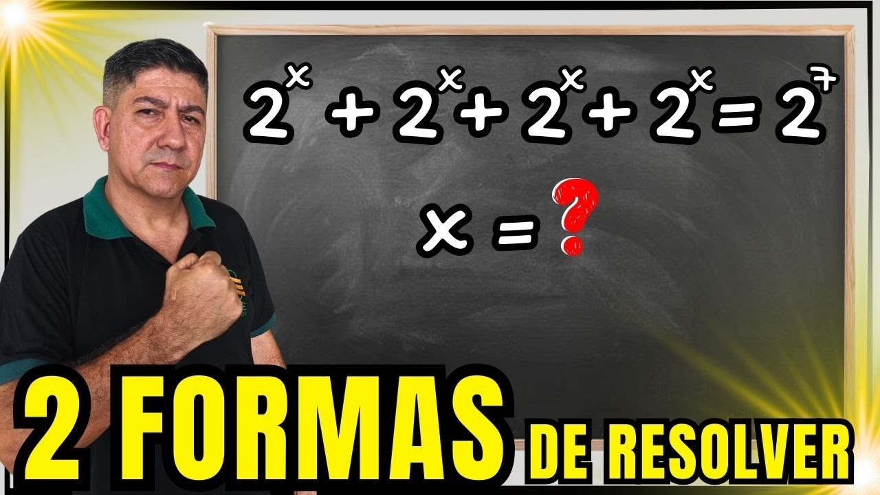 Essa potência engana muita gente! Qual é o valor de x? 😱