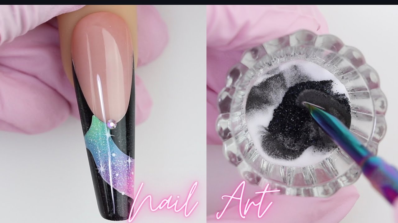Uñas de Galaxia 💅🏼✨ Nail Art