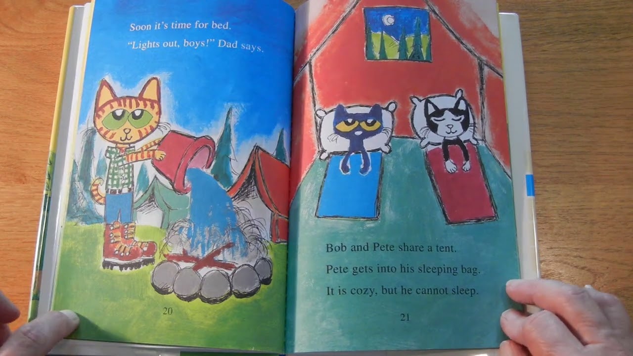 Pete the Cat Goes Camping