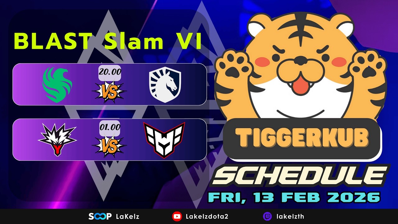 🔴LIVE 🏹[Feed] BLAST Slam VI: Team Falcons vs Team Liquid (Bo5) - Playoffs: !tipme โดเนทขึ้นจอ