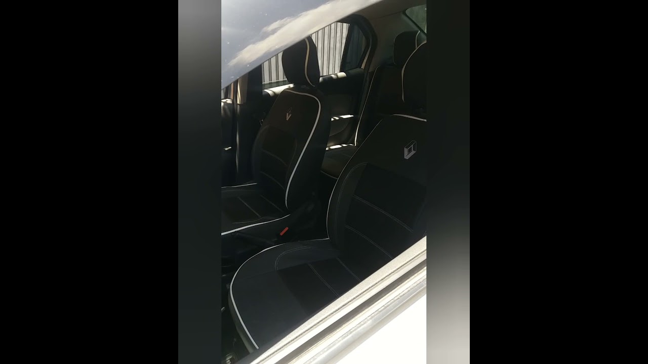 Instalação Capas de couro #renaultlogan