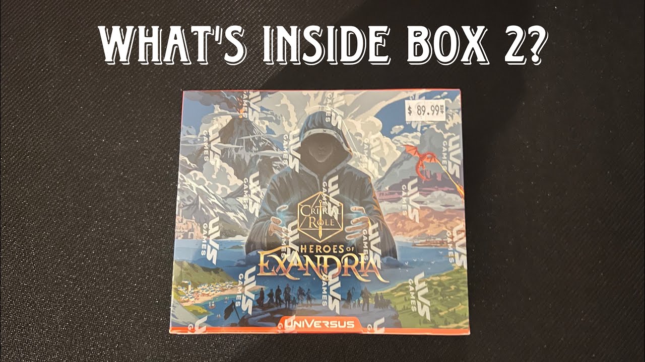 Universus - Critical Role Heroes Of Exandria Second Box Opening! #criticalrole