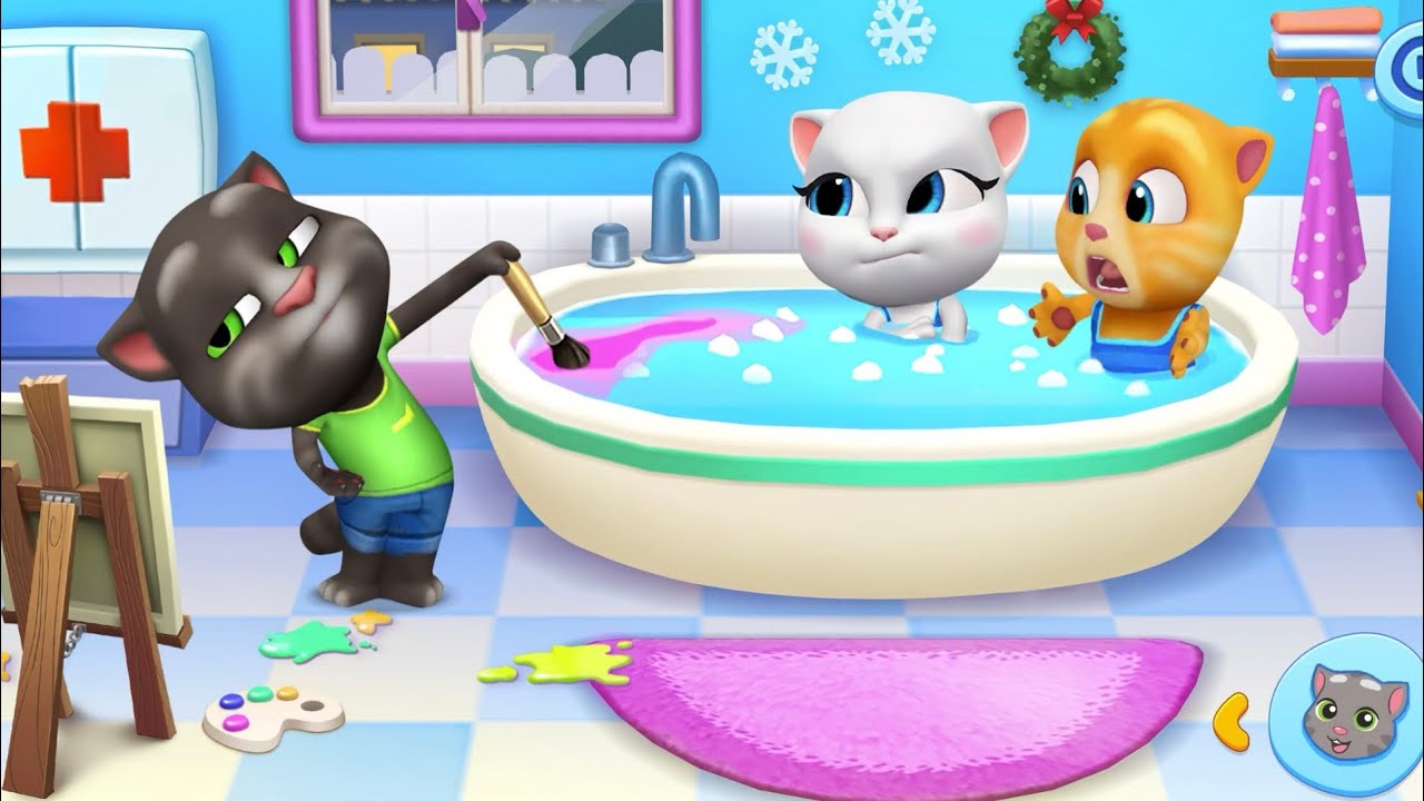 My Talking Tom Friends (iOS, Android) Gameplay Walkthrough (Outfit7) - HD