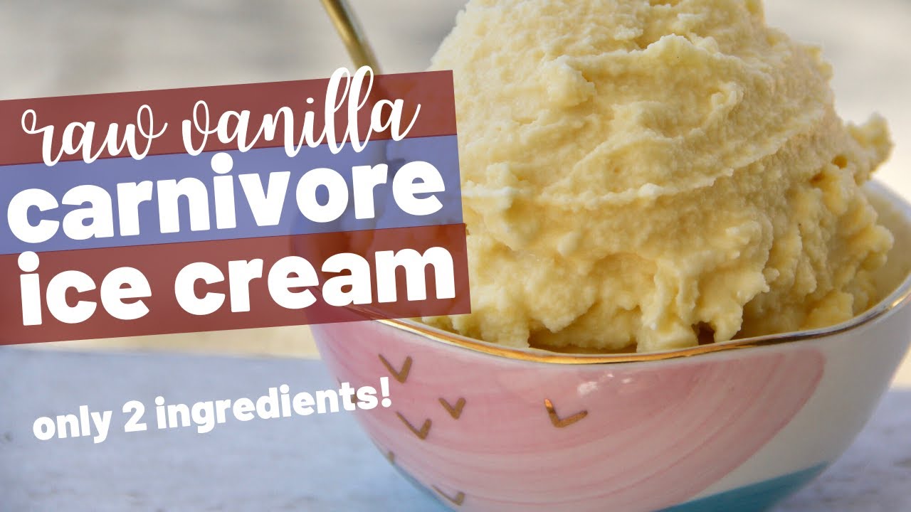 KETO CARNIVORE DIET ICE CREAM RECIPE | Raw Ice Cream | REBEL CREAMERY REMAKE