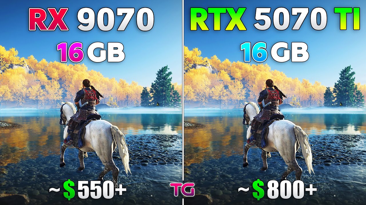 RX 9070 vs RTX 5070 Ti - Test in 11 Games