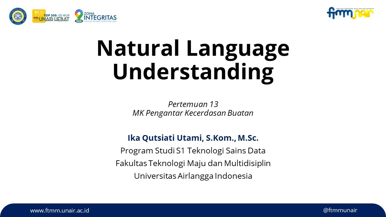 Natural Language Understanding