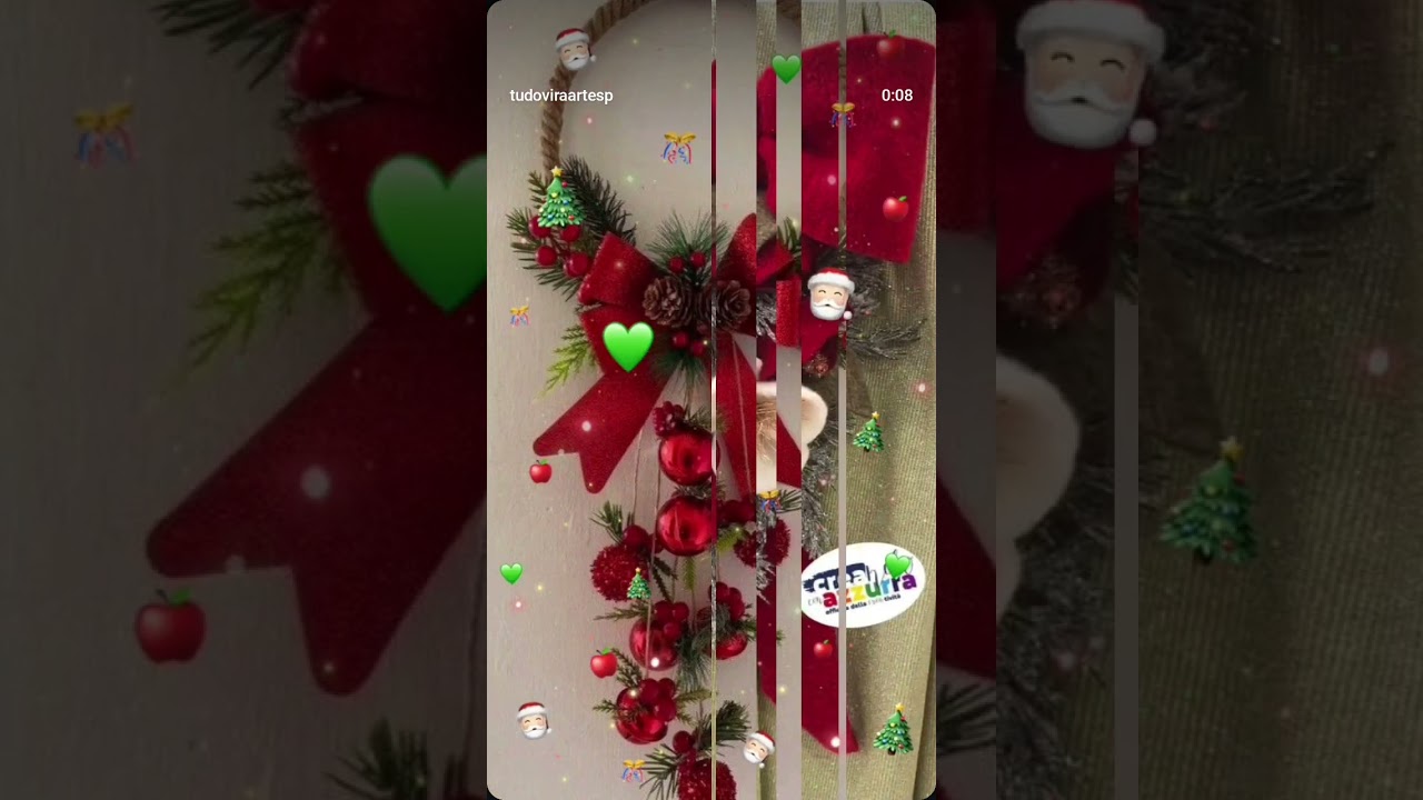 10 ideias para enfeitar sua porta no natal #diy #decoracaocriativa #natal #christmas #artesanato