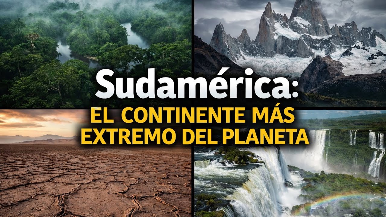 Sudamérica: El Continente Más Extremo del Planeta 🌎