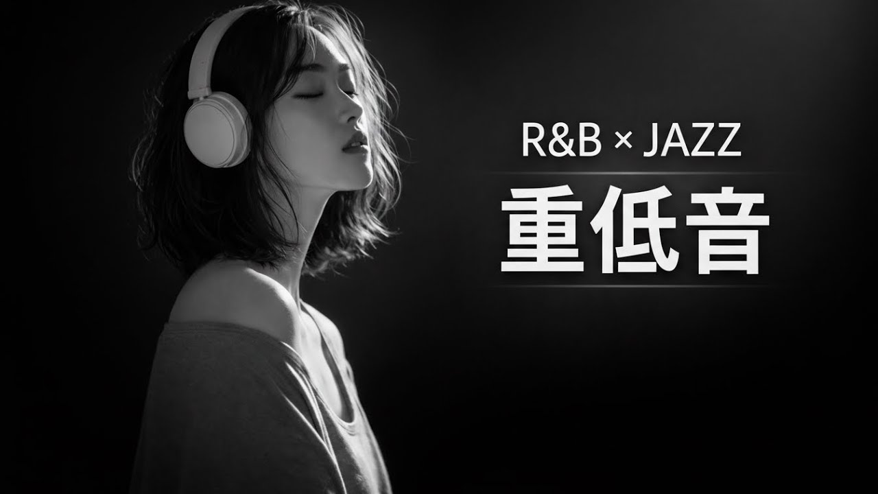 【重低音】雨の夜 R&B × Jazz ☔🌙 深夜の作業用BGM｜集中・勉強・リラックス
