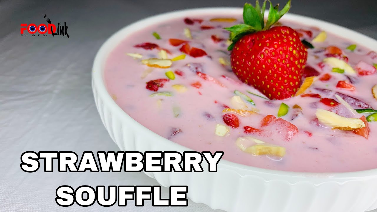 Delicious Strawberry Souffle||Strawberry Delight||Quick & Easy Strawberry Dessert Recipe