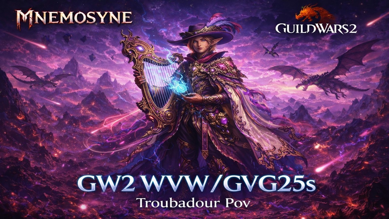 Gw2 WvW / GvG25s Troubadour Pov - Beer Union Guild(4kHD)