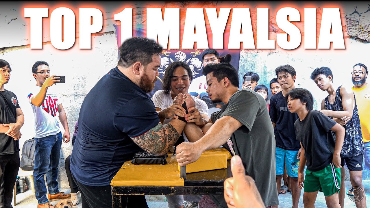 vs @mikeford_armwrestling (Top 1 Malaysia) +Table Practice