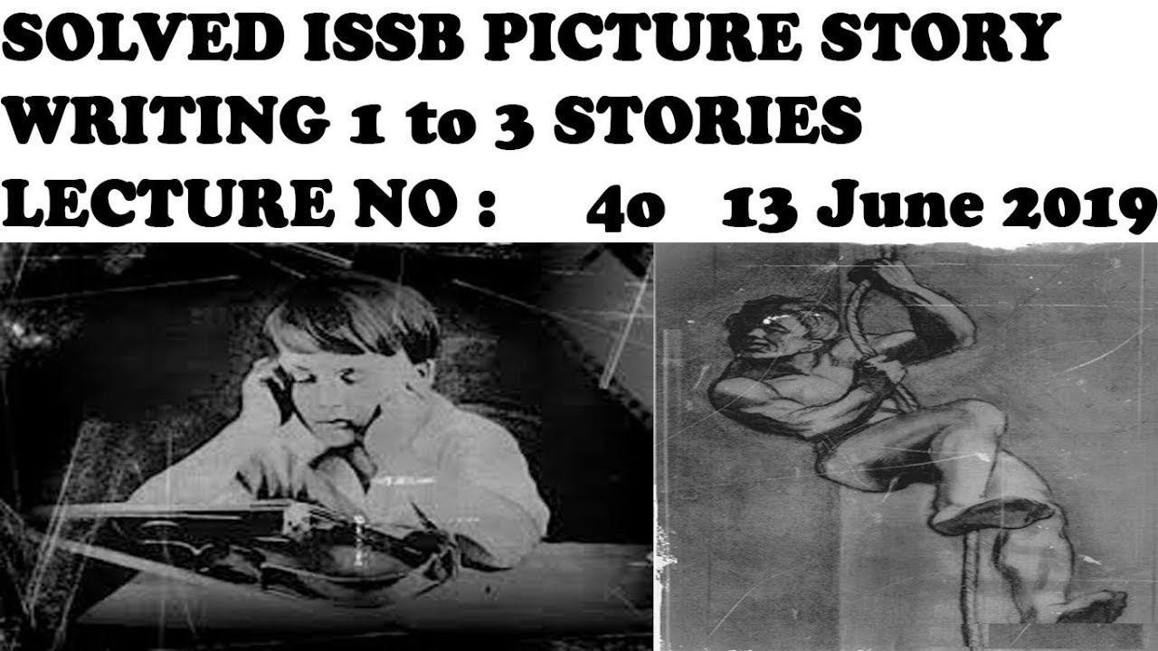How to write Picture Story in ISSB