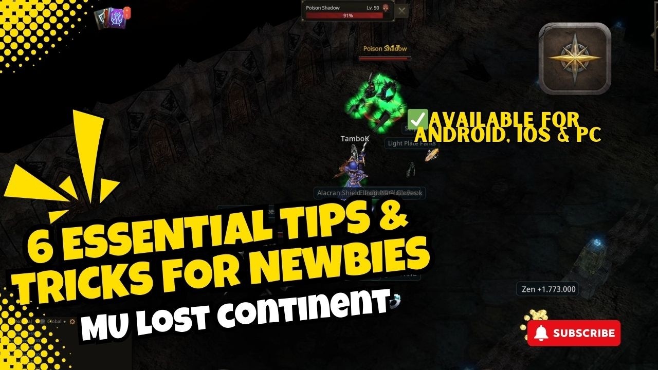 6 Tips & Tricks for Newbies! -  MU Lost Continent