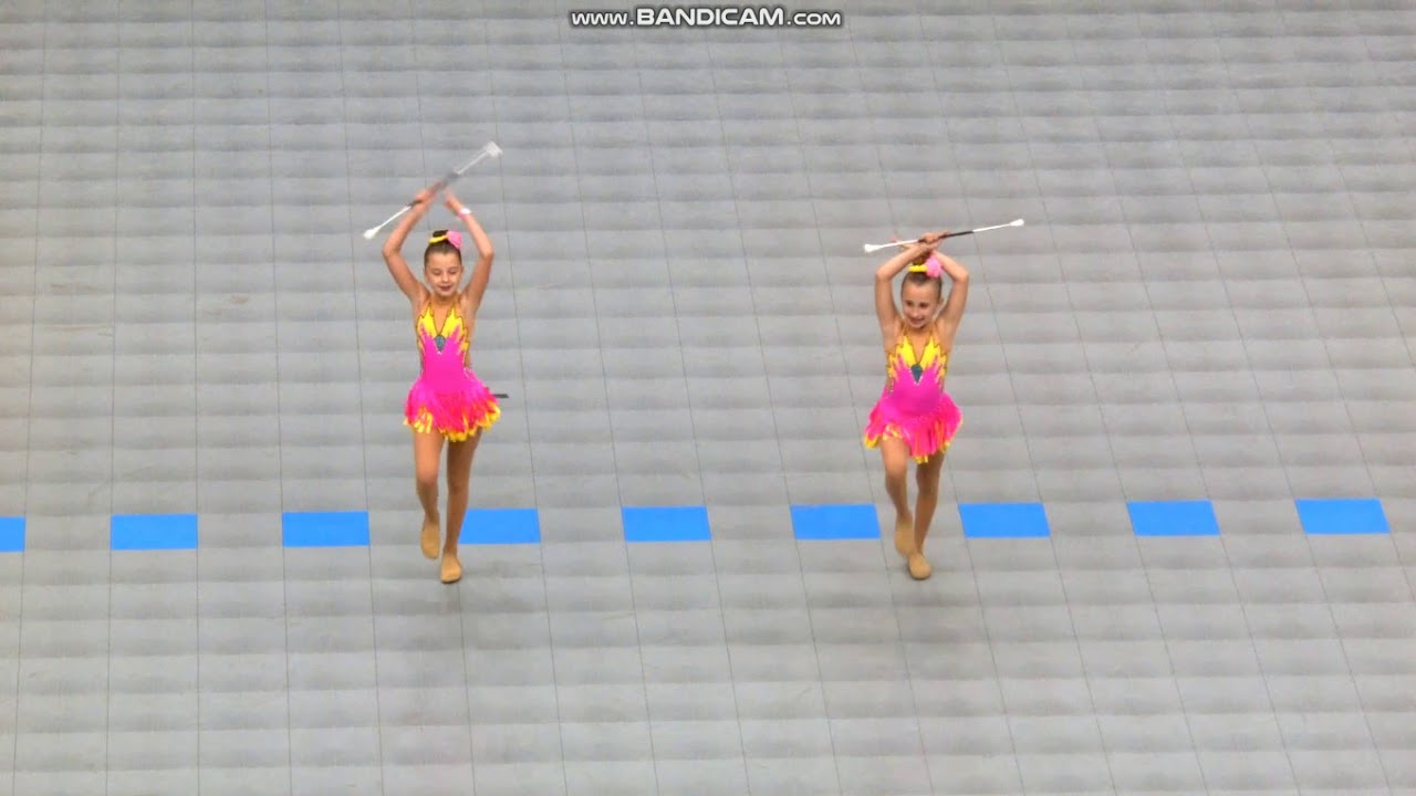 MiKaDo Karviná, Natálie Paličková +Christina Stanieková, duo kadetky baton , 2019