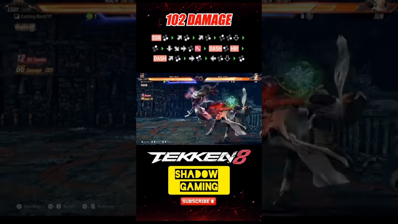 Tekken 8 | Eddy unstoppable combo 💥 | 
